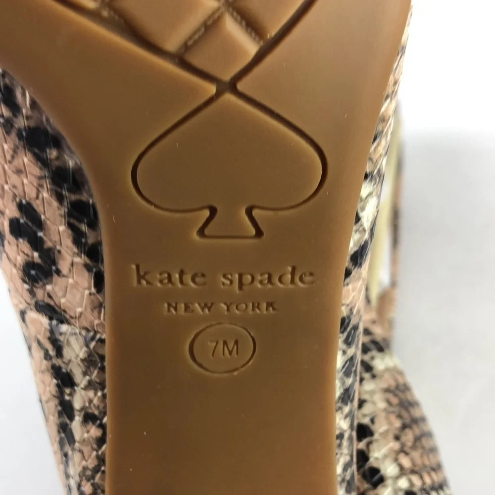 NEW Kate Spade NEW York Beverly Snake Pumps Heels 7